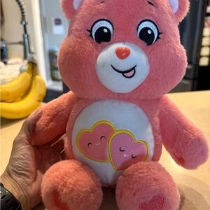 Care Bears Cheer Bear Plush - Pink with Heart Details
